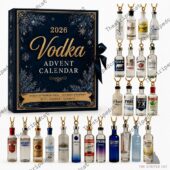 2026 Vodka Advent Calendar featuring 24 unique miniature bottles from TheStripedcat