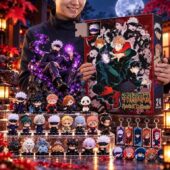 Jujutsu Kaisen advent calendar and character figures from TheStripedcat