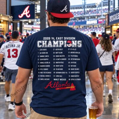 Atlanta Braves 2026 NL East Division Champions Shirt