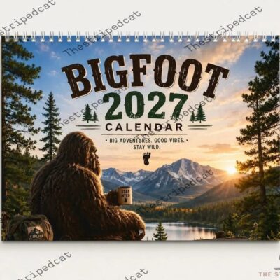 Bigfoot Funny Sasquatch 2027 Wall Calendar Bigfoot Funny Sasquatch 2027 Wall Calendar