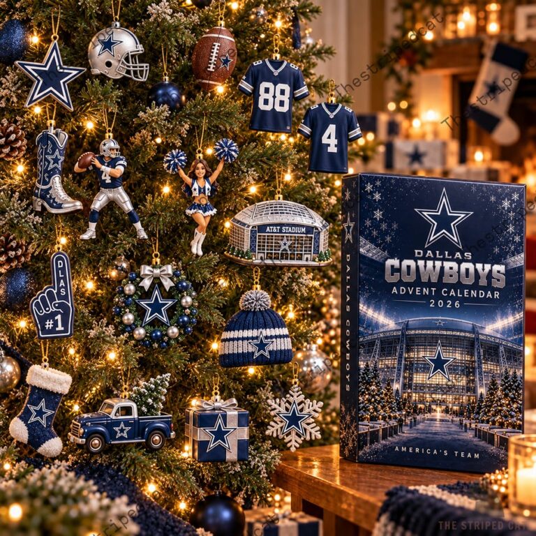 Dallas Cowboys Christmas tree ornaments and 2026 Advent Calendar