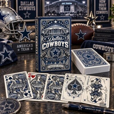 Dallas Cowboys Football Playing Card Box Set