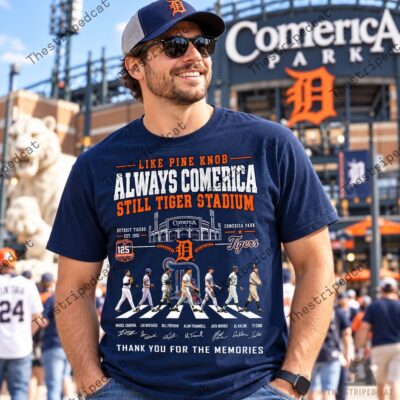 Detroit Tigers Like Pine Knob Always Comerica Still Tiger Stadium Shirt