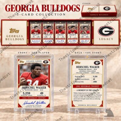 Georgia Bulldogs Football Card Collector’s Box Set