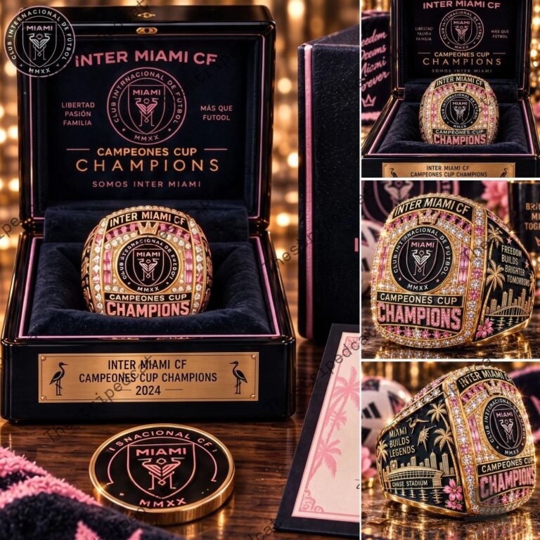 Inter Miami CF Campeones Cup Champions Ring 3 Inter Miami CF Campeones Cup Champions Ring