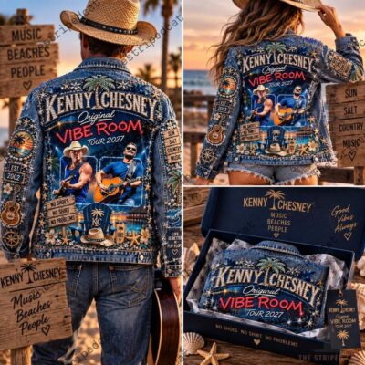 Kenny Chesney Original Vibe Room Tour 2027 Denim Jacket