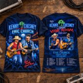 Kenny Chesney and Eric Church 2027 tour t-shirt design by TheStripedcat