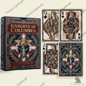 Knights Of Columbus Playing Card Box Set 1 Knights of Columbus themed collector playing cards set