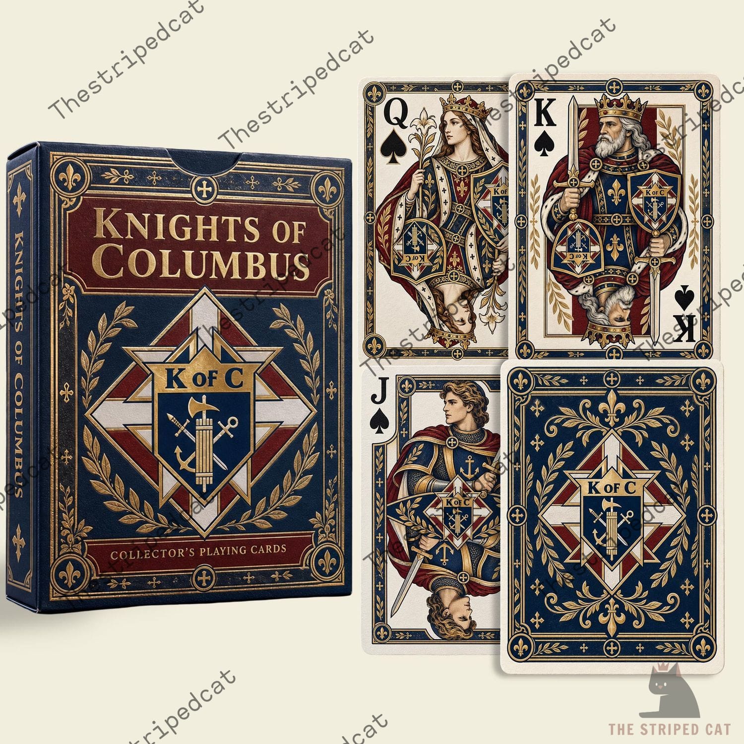 Knights Of Columbus Playing Card Box Set Knights Of Columbus Playing Card Box Set