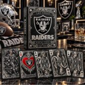 Las Vegas Raiders luxury playing cards deck by TheStripedcat