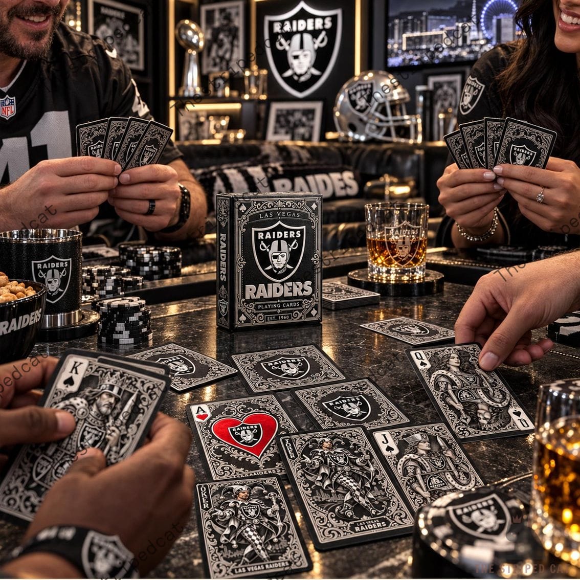 Las Vegas Raiders Playing Card Box Set Las Vegas Raiders Playing Card Box Set