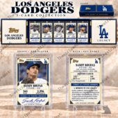 Los Angeles Dodgers Baseball Card Collector’s Box Set