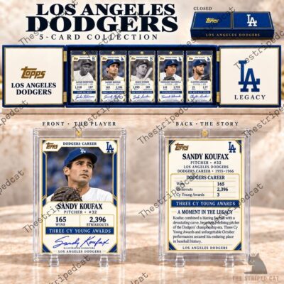 Los Angeles Dodgers Baseball Card Collector’s Box Set Los Angeles Dodgers Baseball Card Collector’s Box Set