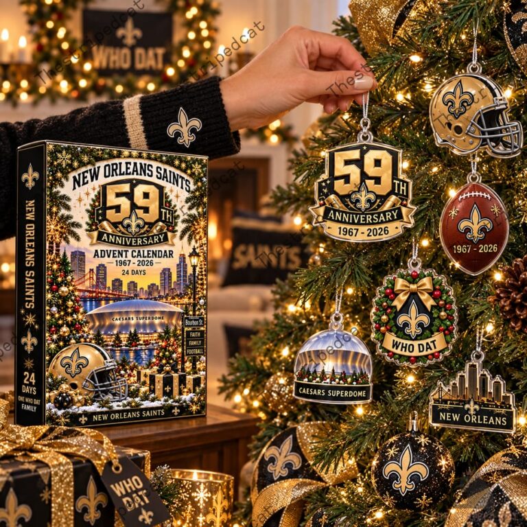 New Orleans Saints 59Th Anniversary Advent Calendar 2026 4