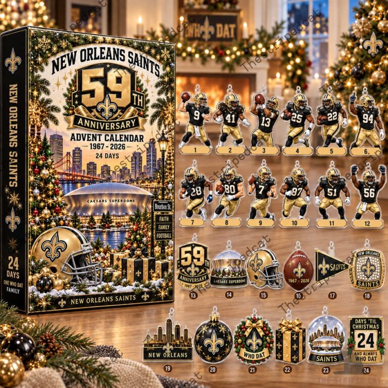 New Orleans Saints 59Th Anniversary Advent Calendar 2026