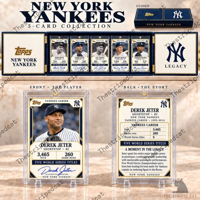 New York Yankees Baseball Card Collector’s Box Set