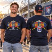 Man wearing Newcastle Knights 2026 NAL Grand Final t-shirt and cap