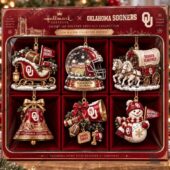 Oklahoma Sooners Hallmark Keepsake 2026 Master Collector Ornament Set