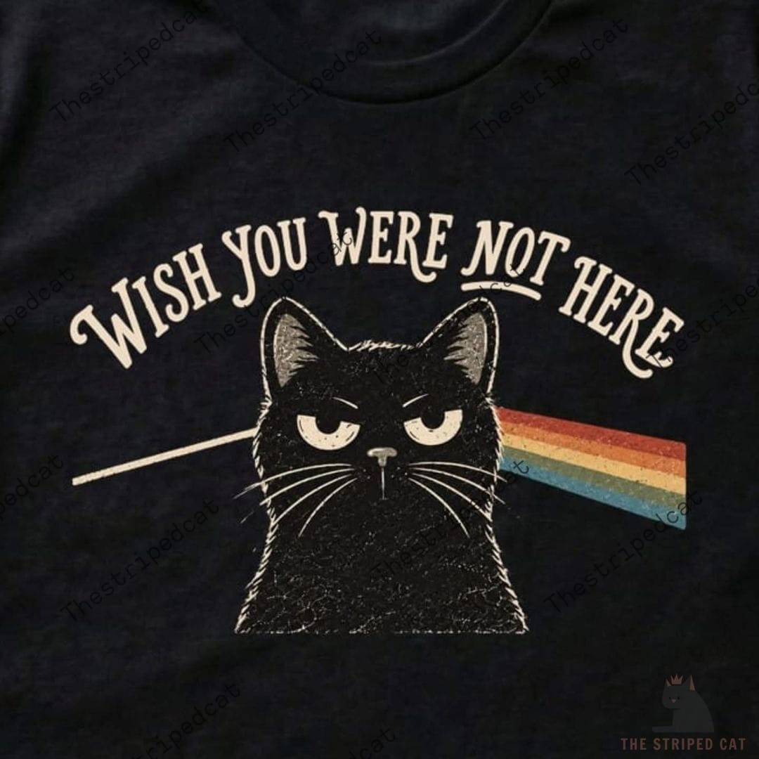 Pink Floyd Cat Wish You Were Not Here Shirt Pink Floyd Cat Wish You Were Not Here Shirt