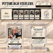 Pittsburgh Steelers Topps trading card set featuring legendary players
