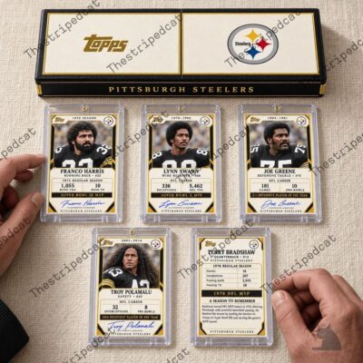 Pittsburgh Steelers Football Card Collector’s Box Set