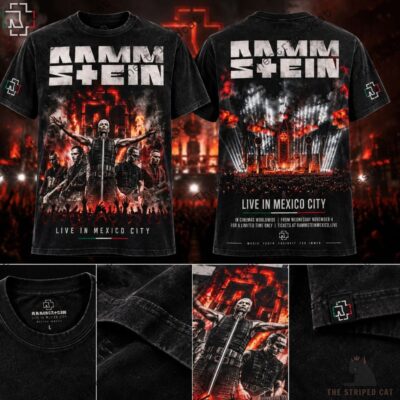 Rammstein Live In Mexico City 2026 Shirt Rammstein Live In Mexico City 2026 Shirt