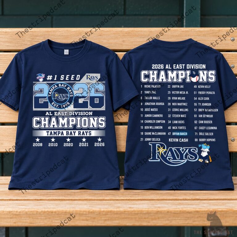 Tampa Bay Rays 2026 AL East Division Champions shirt