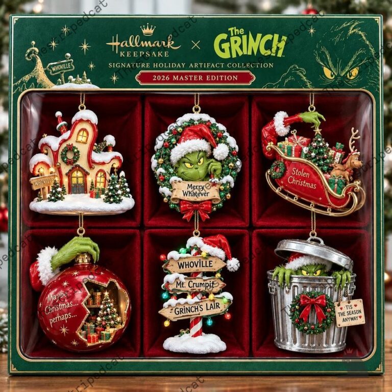 Hallmark Keepsake The Grinch 2026 Master Edition ornament collection set