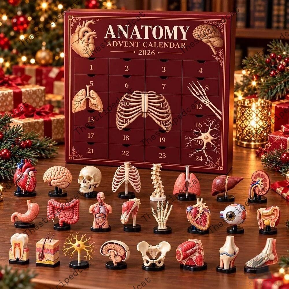 Anatomy Advent Calendar 2026 With 24 Mini Human Organ And Skeleton Models Anatomy Advent Calendar 2026 With 24 Mini Human Organ And Skeleton Models