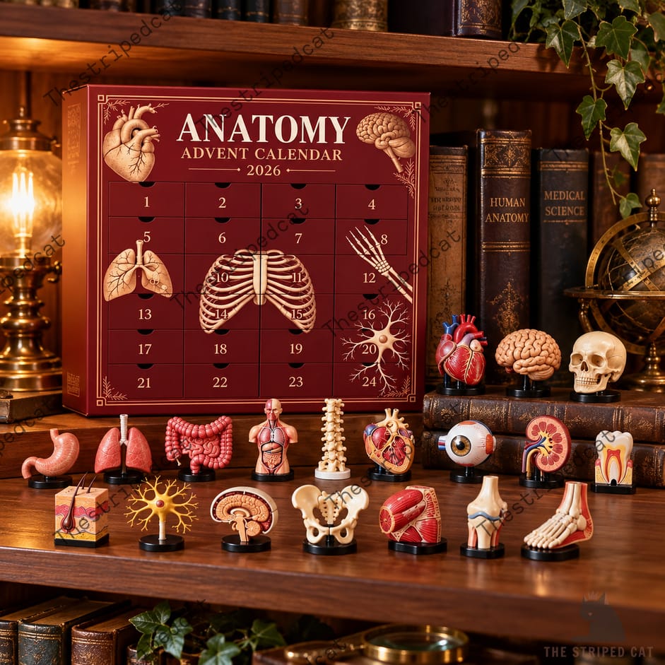 Anatomy Advent Calendar 2026 With 24 Mini Human Organ And Skeleton Models Anatomy Advent Calendar 2026 With 24 Mini Human Organ And Skeleton Models
