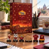 AS Roma Christmas advent calendar with miniature collector items by TheStripedcat.