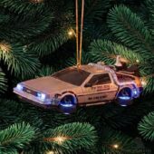 Back To The Future DeLorean 41st Anniversary Christmas Ornament
