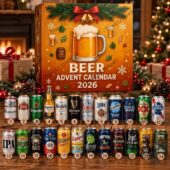 2026 Beer Advent Calendar featuring 24 popular beer cans by TheStripedcat
