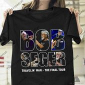 Bob Seger Travelin' Man The Final Tour black t-shirt