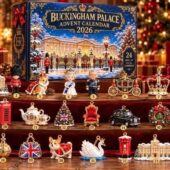 Buckingham Palace Advent Calendar 2026 3 TheStripedcat Buckingham Palace 2026 advent calendar featuring 24 royal-themed miniature ornaments.