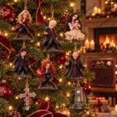 Buffy The Vampire Slayer Advent Calendar 2026 1 Buffy the Vampire Slayer ornament collection hanging on a Christmas tree from TheStripedcat.