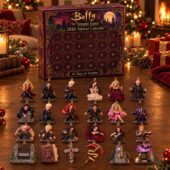 Buffy The Vampire Slayer Advent Calendar 2026 2 Buffy the Vampire Slayer 2026 advent calendar with 24 character figurines.