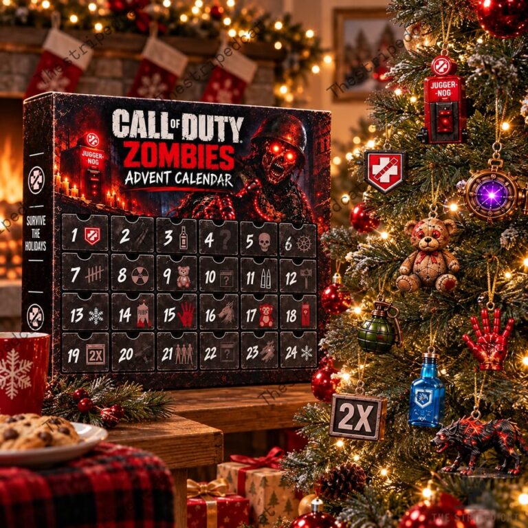 Call of Duty Zombies holiday countdown calendar from TheStripedcat