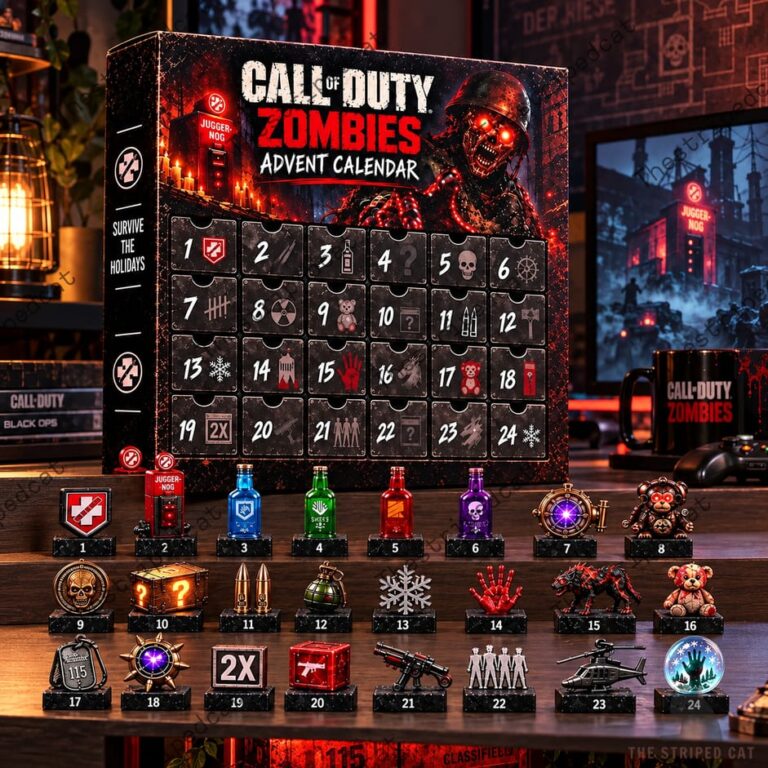 Call of Duty Zombies advent calendar with 24 collectible figurines