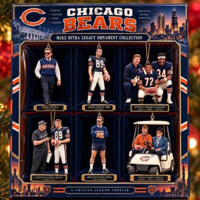 Chicago Bears Christmas Keepsake Collection Ornament