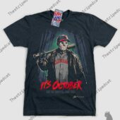 Cleveland Baseball Coming For More T shirt 3 Cleveland baseball themed horror t-shirt featuring a masked slasher