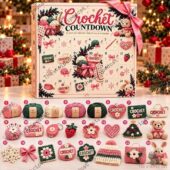 24-day Crochet Countdown advent calendar gift set by TheStripedcat