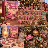 Custom Name Texas Western Glam Advent Calendar 2026 2