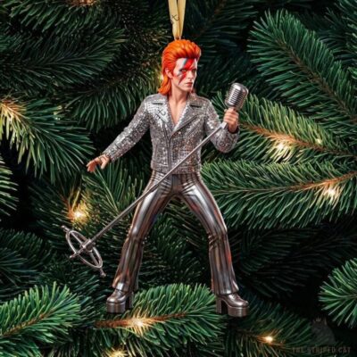 David Bowie Ziggy Stardust Christmas Ornament