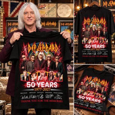 Def Leppard 50 Years 1977-2027 Signature Shirt