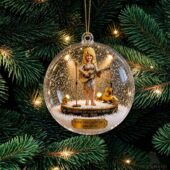 Dolly Parton 80th Anniversary Snow Scene Christmas Ornament