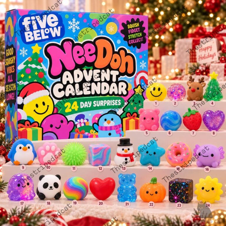 NeeDoh Advent Calendar 24-day holiday countdown set from TheStripedcat