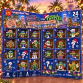 Florida Gators and Ninja Turtles Christmas advent calendar 24-piece collector set.