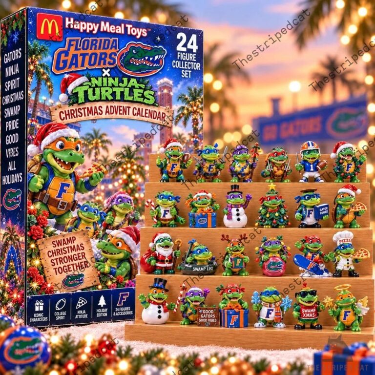 Florida Gators Ninja Turtles 24-piece Christmas advent calendar set