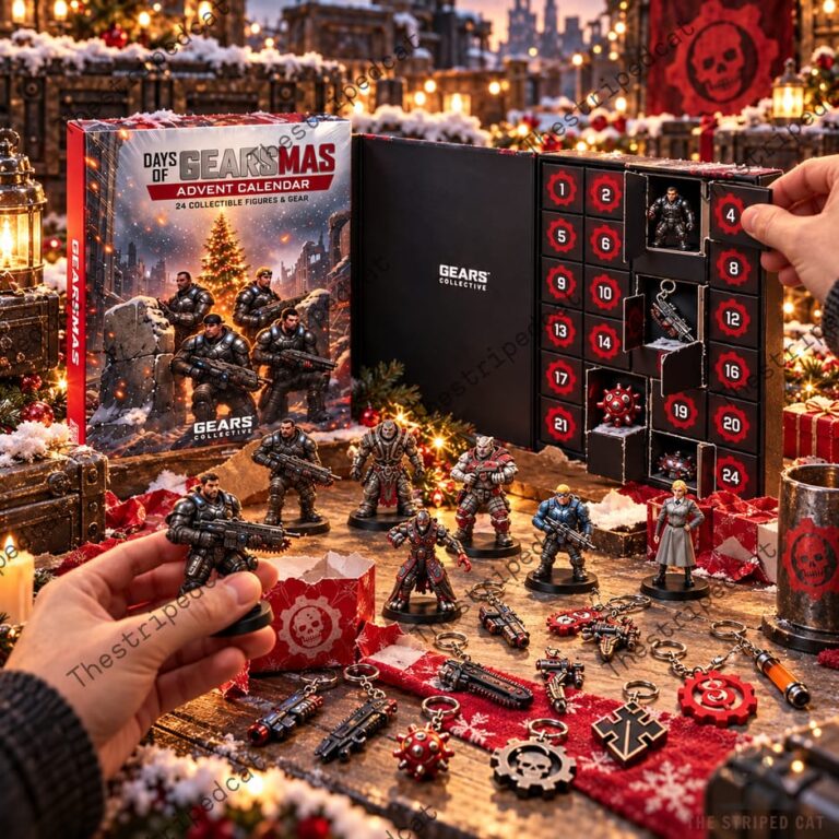 Gears of War advent calendar with collectible figures and gear from TheStripedcat